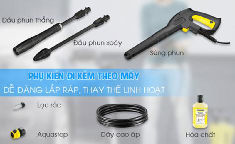 Máy phun rửa áp lực cao Karcher K5*EU - Hàng chính hãng