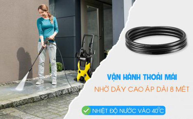 Máy phun rửa áp lực cao Karcher K5*EU - Hàng chính hãng