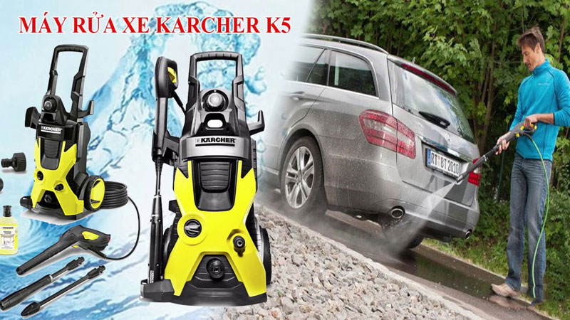 Máy phun rửa áp lực cao Karcher K5*EU - Hàng chính hãng