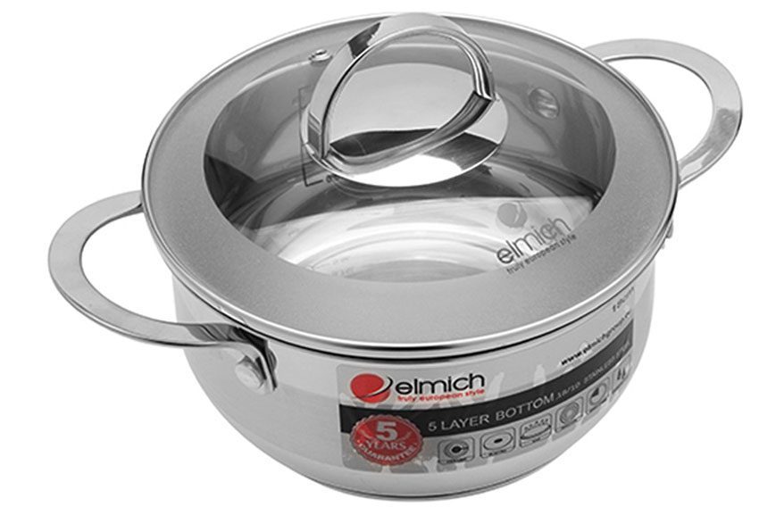 Nồi inox 5 đáy Elmich Celestine 5278 24 cm - Hàng chính hãng