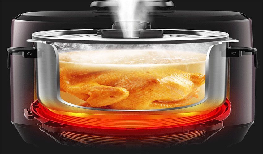 Nồi áp suất cơ Midea MY-HT5077P - Hàng chính hãng