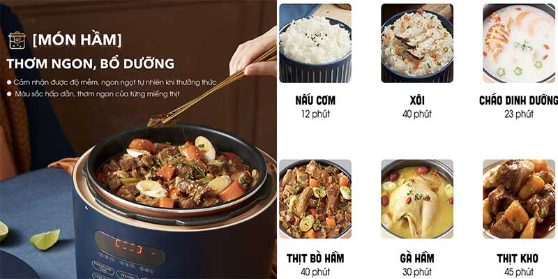 Nồi áp suất điện Bear YLB-A50M1 - Hàng chính hãng