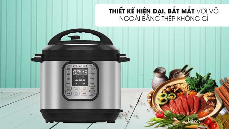 Nồi áp suất điện Instant Pot Duo 60 7-in-1 - Hàng chính hãng