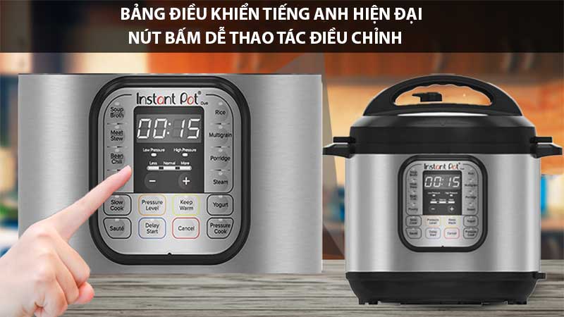 Nồi áp suất điện Instant Pot Duo 60 7-in-1 - Hàng chính hãng