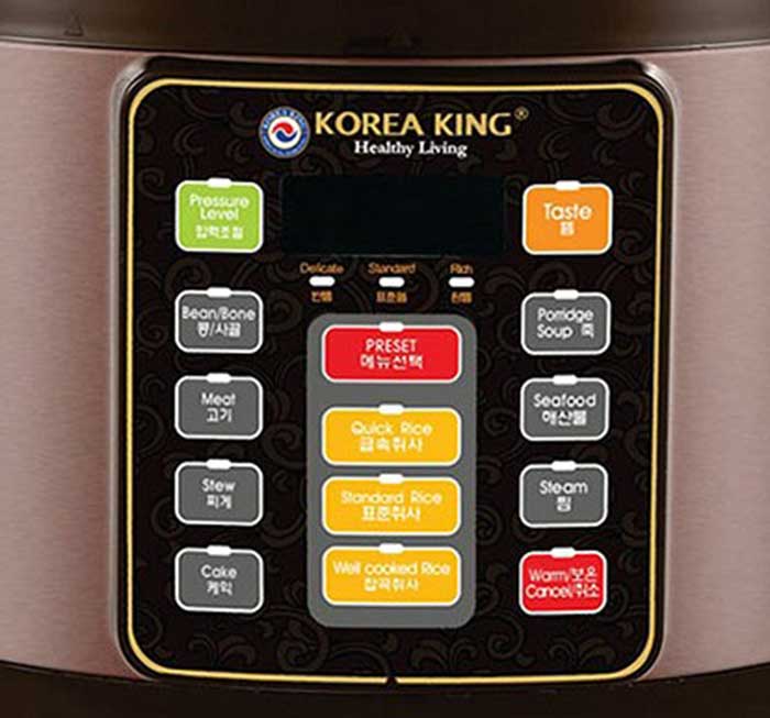 Nồi áp suất Korea King KPRC-6500D - Hàng chính hãng