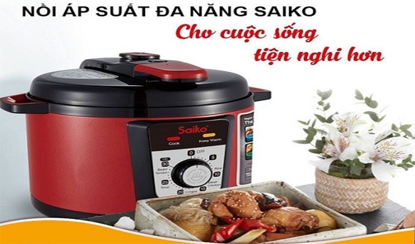 Nồi áp suất điện Saiko EPC-618 - Hàng chính hãng