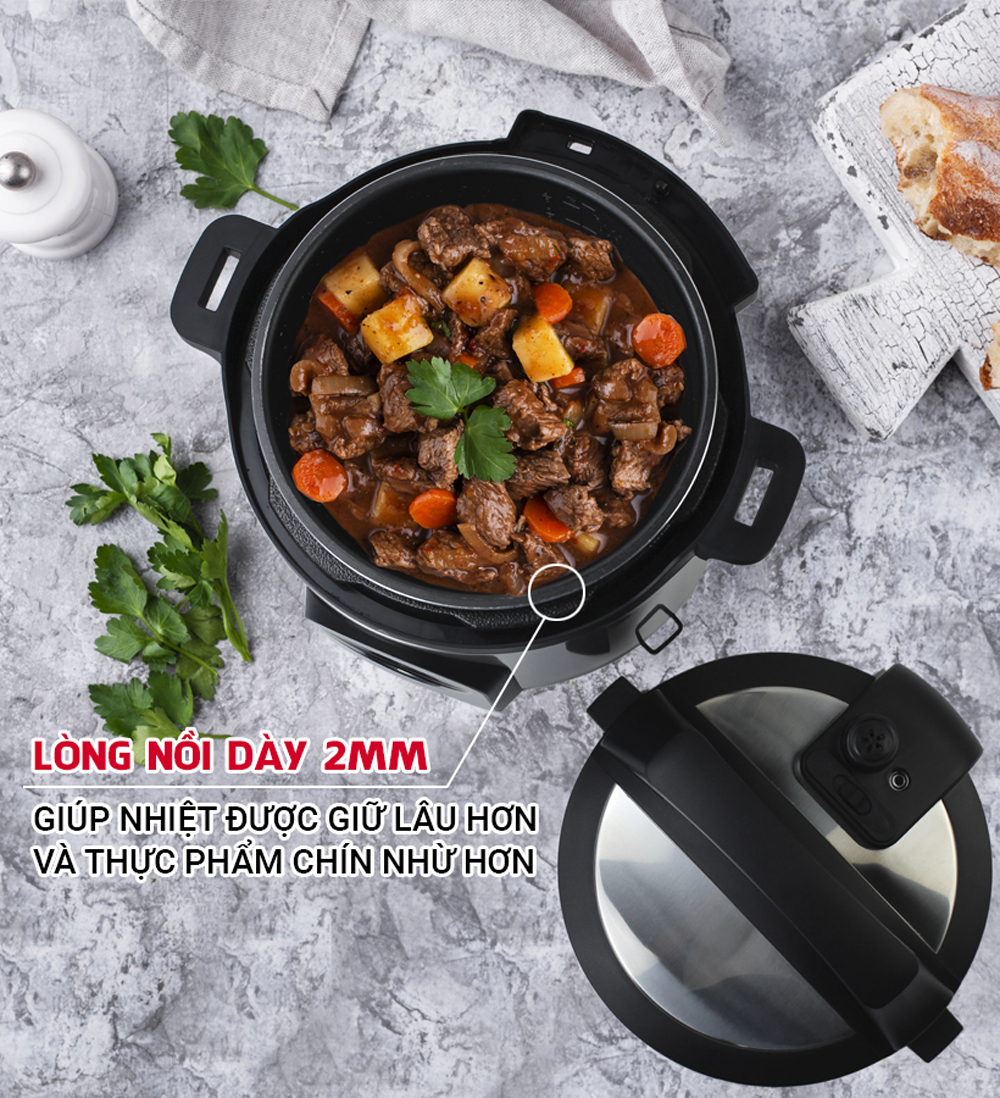 Nồi áp suất điện tử Kalpen PCK-3201 - Hàng chính hãng