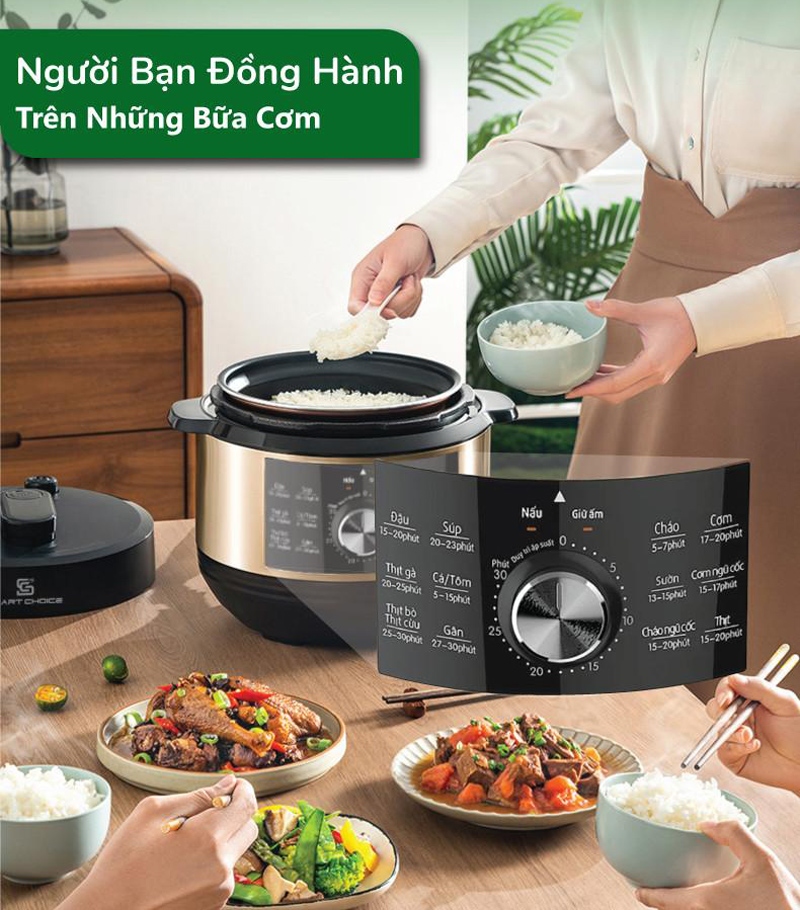 Nồi áp suất cơ Smartchoice APS001 - Hàng chính hãng
