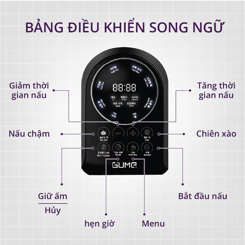 Nồi áp suất đa năng Gume PCK-3201 - Hàng chính hãng