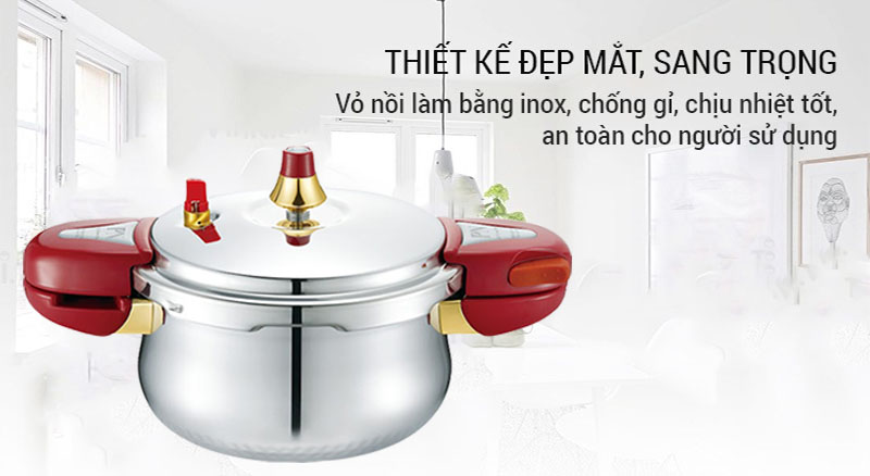 Nồi áp suất inox PoongNyun BTPC(IH)-24C - Hàng chính hãng