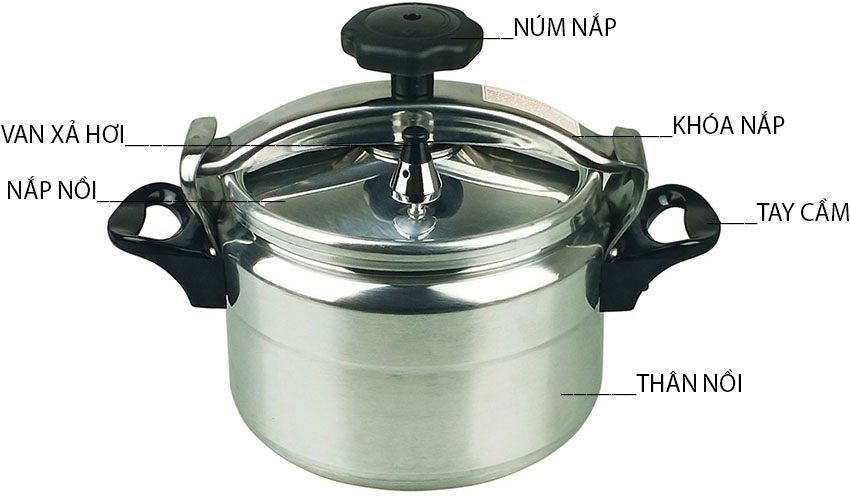 Nồi áp suất nấu gas Fujika FJAG196T - Hàng chính hãng