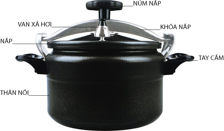Nồi áp suất nấu gas Fujika FJAG199D - Hàng chính hãng