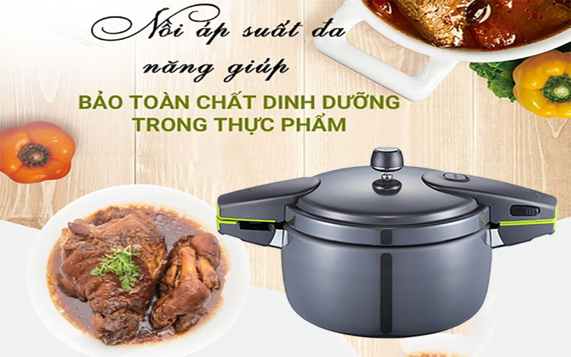 Nồi áp suất nhôm PoongNyun BPNPC-10 - Hàng chính hãng