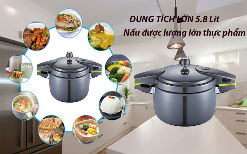 Nồi áp suất nhôm PoongNyun BPNPC-10 - Hàng chính hãng