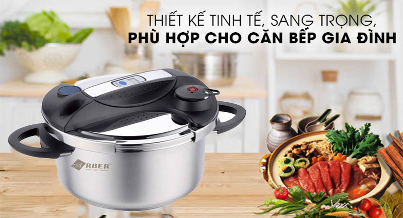 Nồi áp suất từ Arber NAS5L - Hàng chính hãng