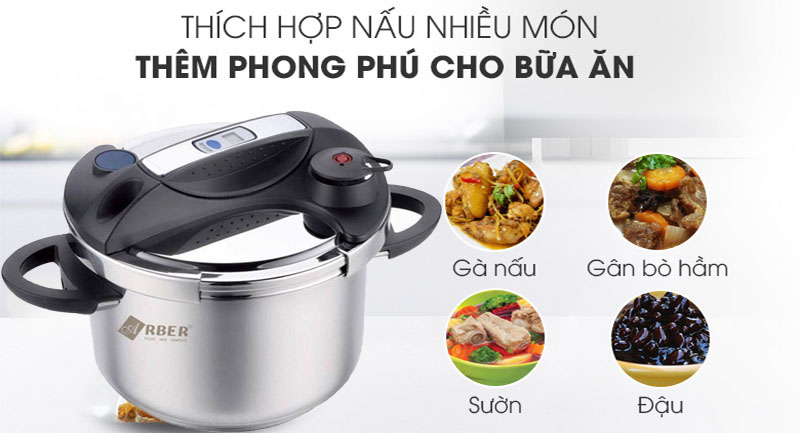 Nồi áp suất từ Arber NAS5L - Hàng chính hãng