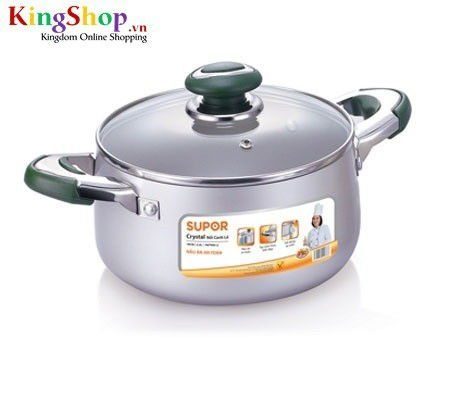 Nồi canh hợp kim nhôm oxy hóa mềm Supor Unital H07005-2 - Dung tích 2.4L - Hàng chính hãng