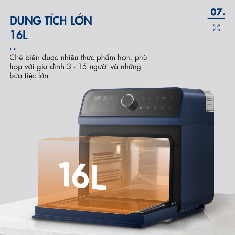 Nồi chiên hơi nước Dingo DSF16 - 16 lít - Hàng chính hãng