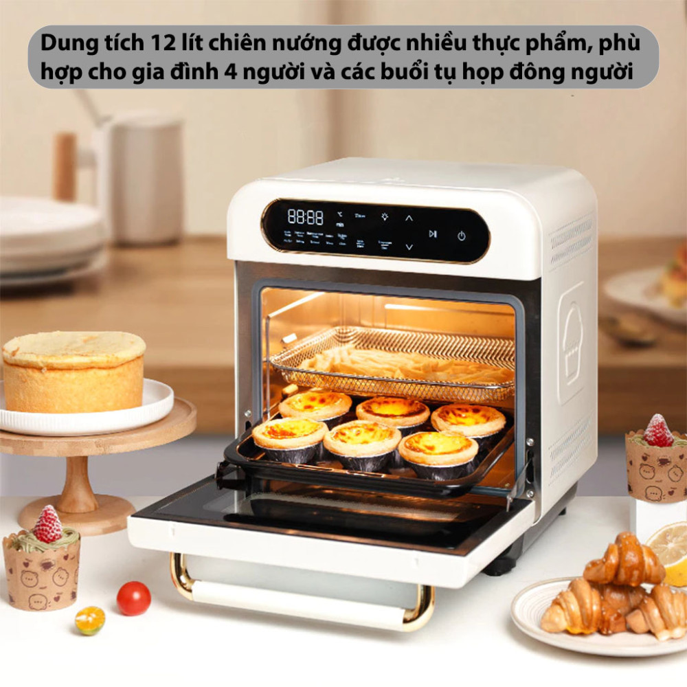 Nồi chiên hơi nước không dầu TJean TJ-BZQKX12L1 - Hàng chính hãng