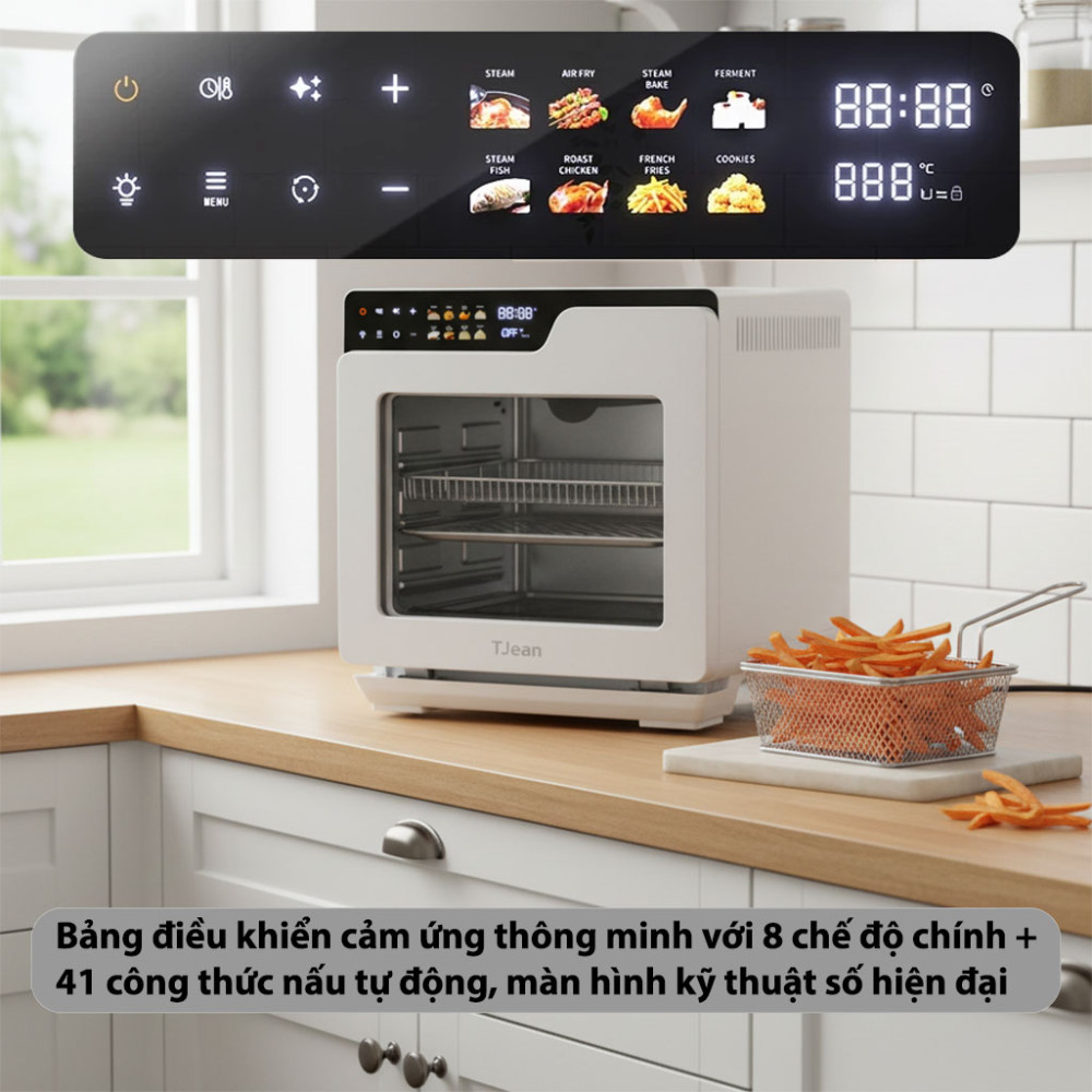 Nồi chiên hơi nước không dầu TJean TJ-BZQKX18L1 - Hàng chính hãng