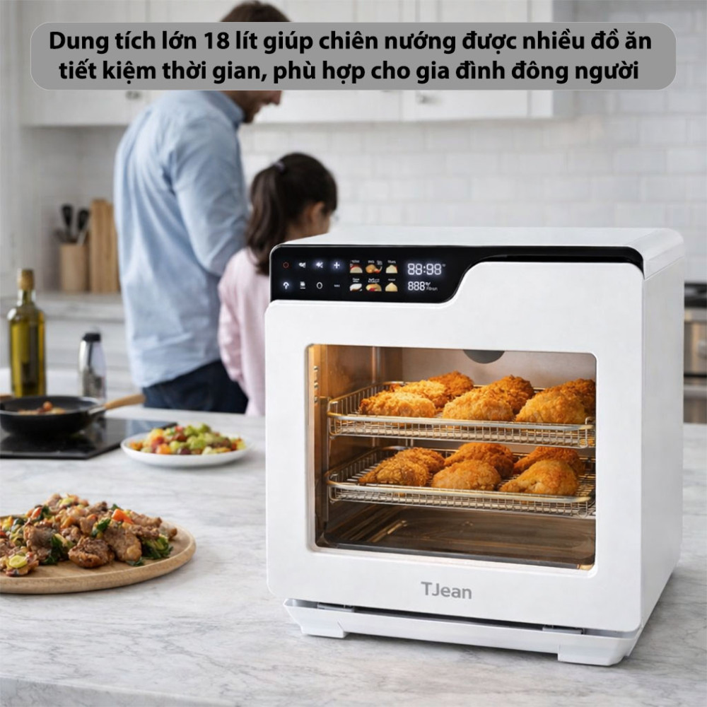 Nồi chiên hơi nước không dầu TJean TJ-BZQKX18L1 - Hàng chính hãng