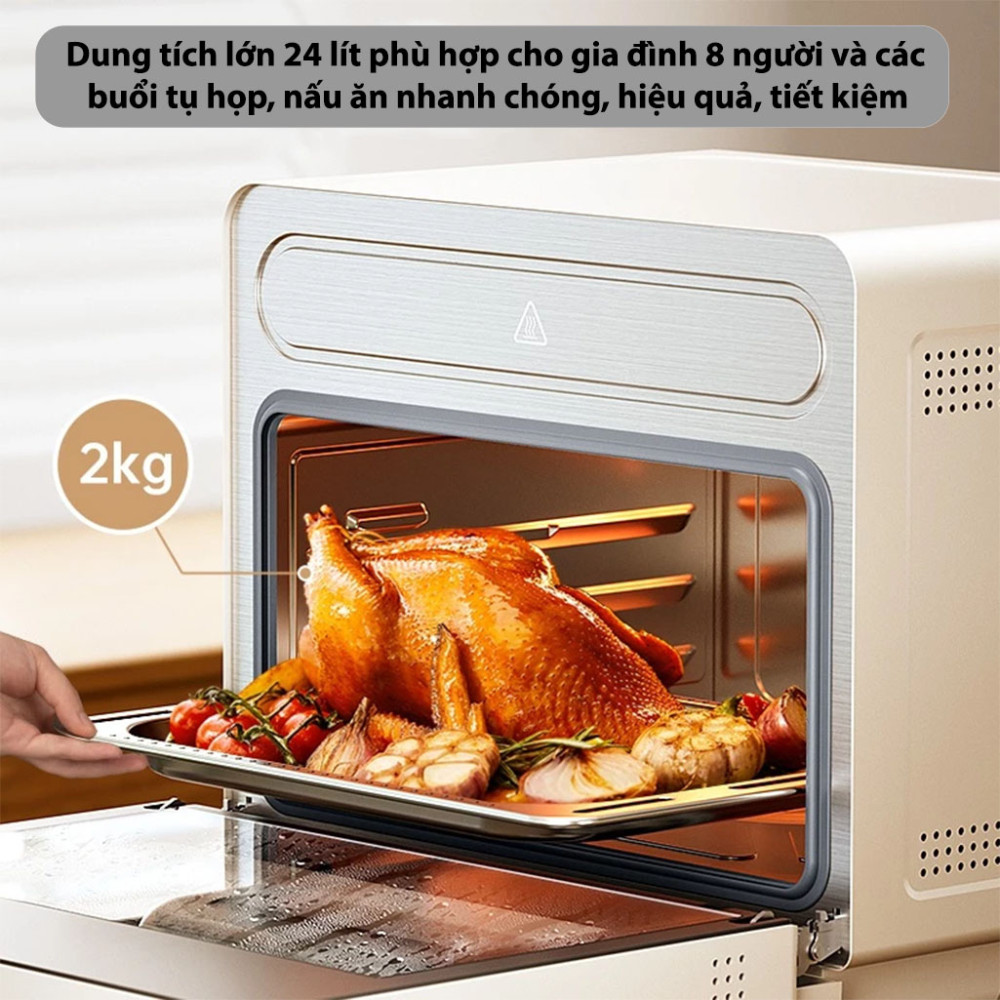 Nồi chiên hơi nước không dầu TJean TJ-BZQKX24L1 - Hàng chính hãng
