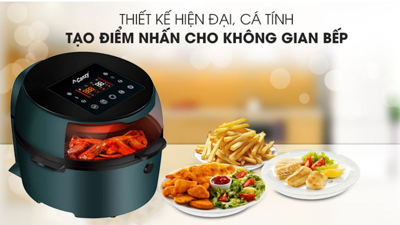 Nồi chiên không dầu Canzy CZ-FR08G/B - Hàng chính hãng