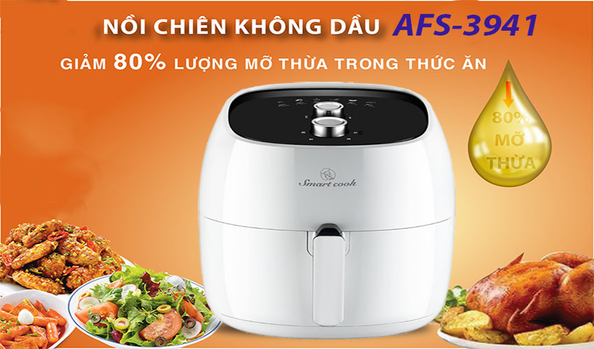 Nồi chiên không dầu Elmich AFS-3941 - Hàng chính hãng
