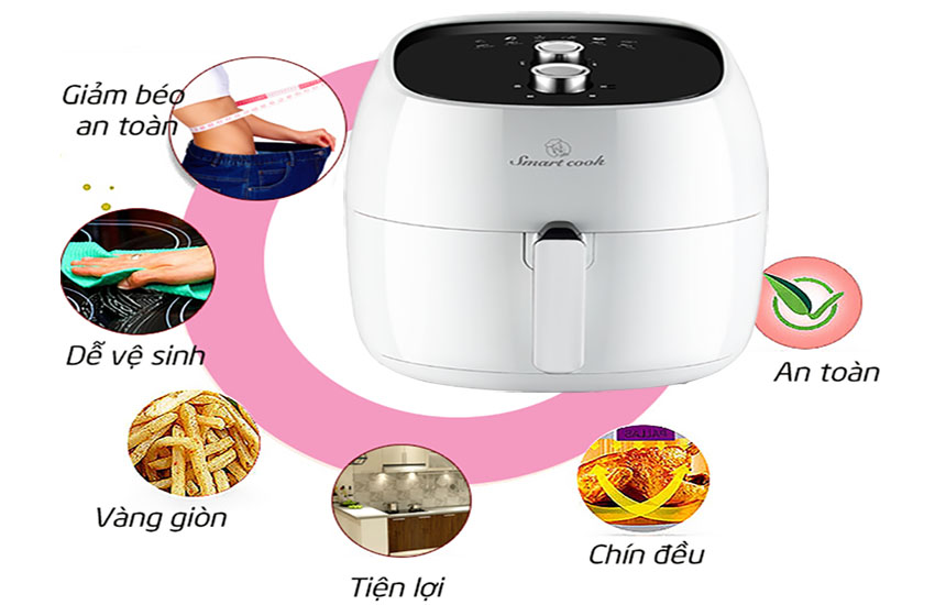 Nồi chiên không dầu Elmich AFS-3941 - Hàng chính hãng