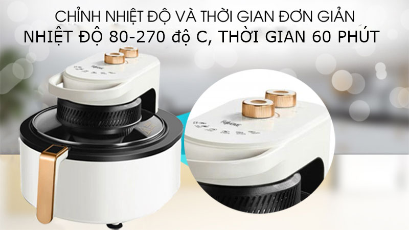 Nồi chiên không dầu Fujihome AG6 - Hàng chính hãng