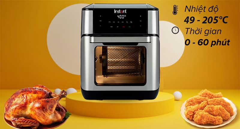 Nồi chiên không dầu Instant Vortex Plus 10L 7-In-1 - Hàng chính hãng