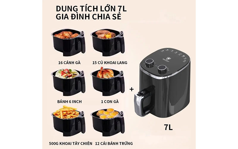 Nồi chiên không dầu KAISA VILLA KV-9926 - Hàng chính hãng