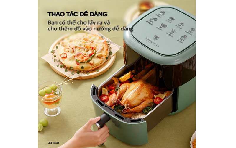 Nồi chiên không dầu Kaisa Villa JD-8134 - Hàng chính hãng
