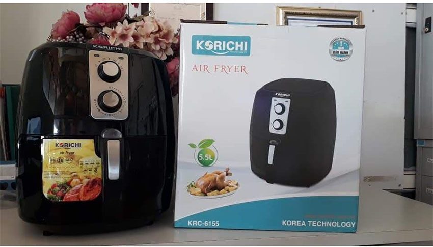 Nồi chiên không dầu Korichi KRC-6155 - Hàng chính hãng