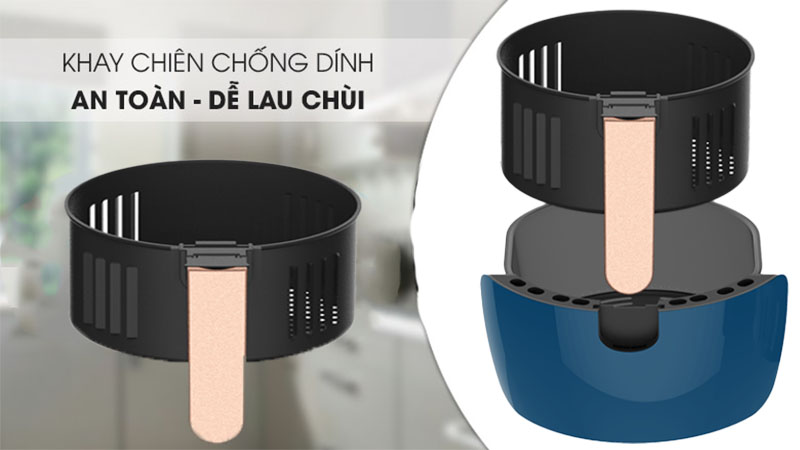 Nồi chiên không dầu Việt Star VS-666A - Hàng chính hãng
