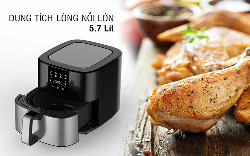 Nồi chiên không dầu Yakyo TP-570S - Hàng chính hãng