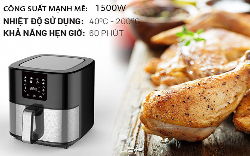 Nồi chiên không dầu Yakyo TP-570S - Hàng chính hãng