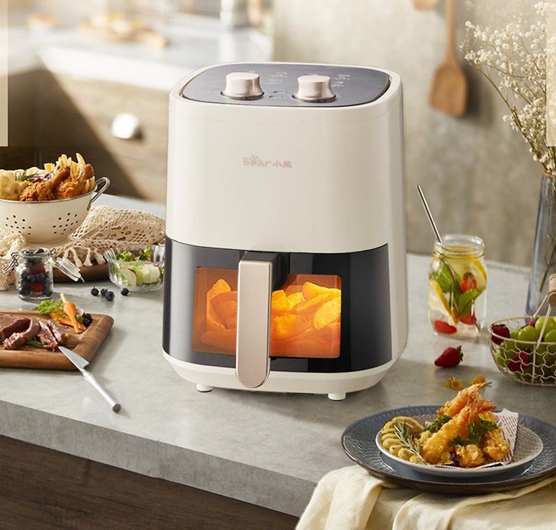 Nồi chiên không dầu Bear QZG-E12H9 - 4.5L - Hàng chính hãng