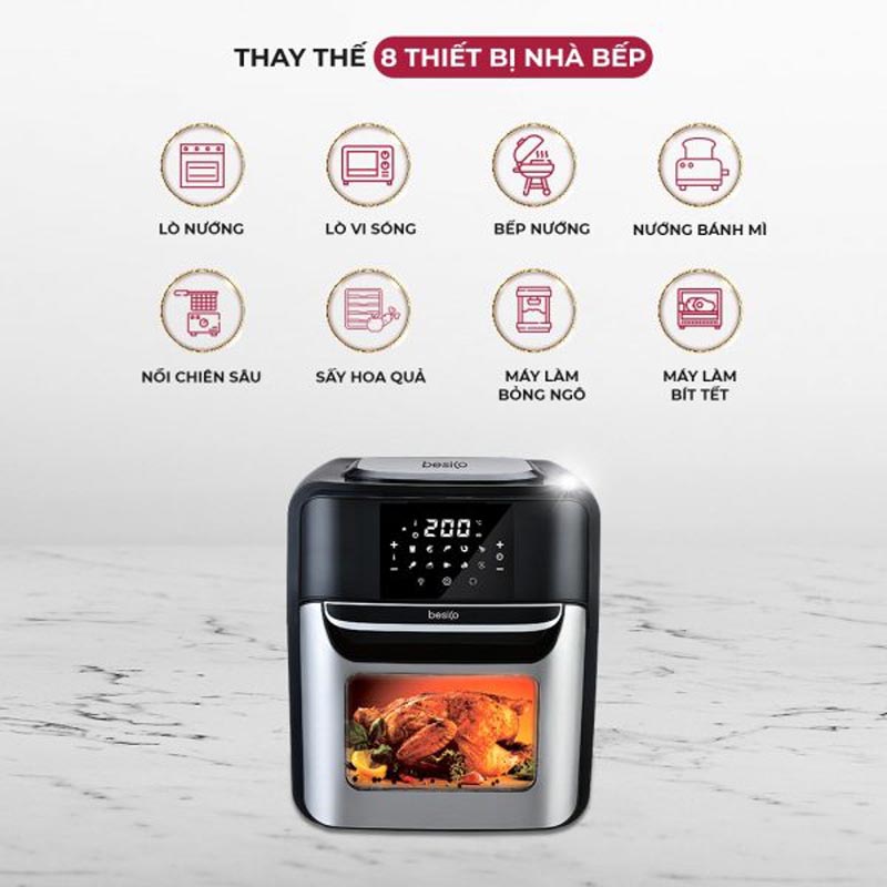 Nồi chiên không dầu Besico BAF12D - Hàng chính hãng