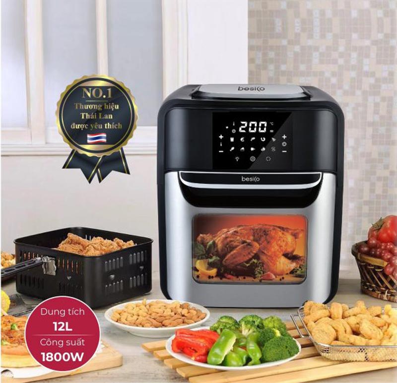 Nồi chiên không dầu Besico BAF12D - Hàng chính hãng