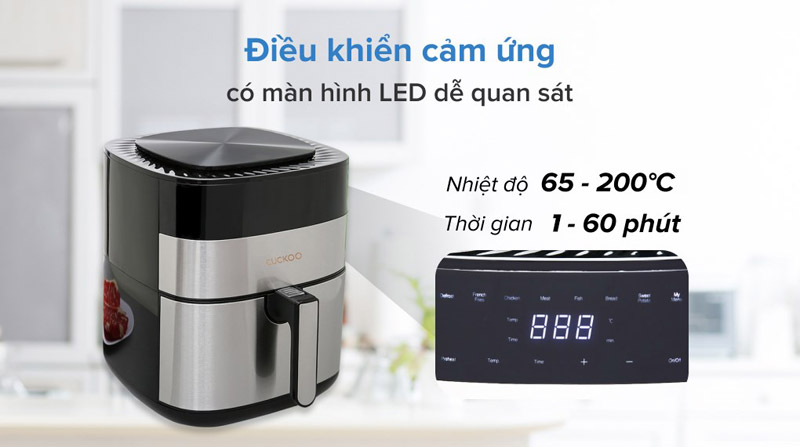 Nồi chiên không dầu Cuckoo CAF-G0510T/BKVNCV - Hàng chính hãng