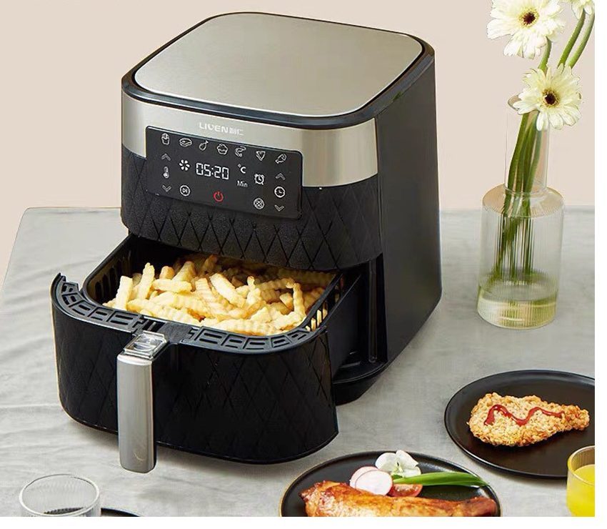 Nồi chiên không dầu điện tử Liven KZ-D5500 - Hàng chính hãng