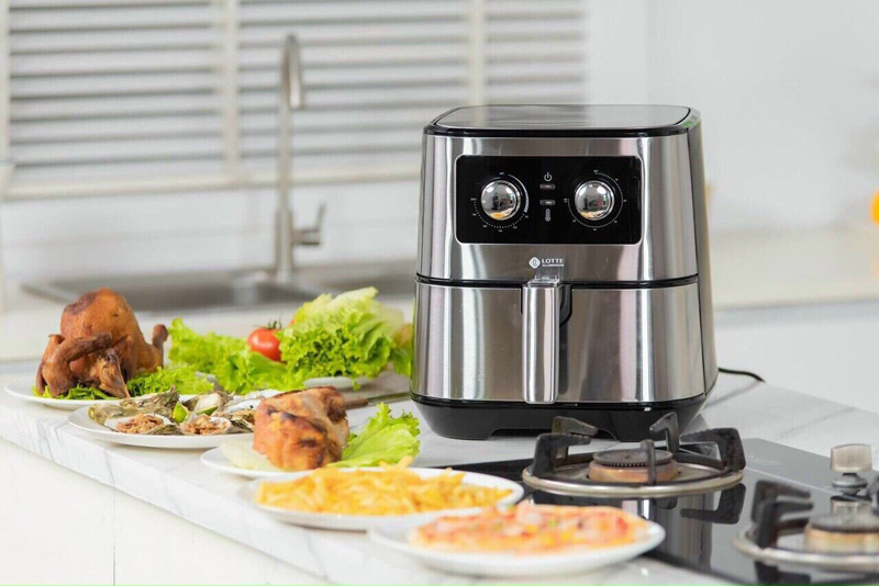 Nồi chiên không dầu Lotte LTS-AF5SM (5.5 lít) - Hàng chính hãng