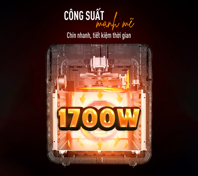 Nồi chiên không dầu 12L Nagakawa NAG3304 - Hàng chính hãng