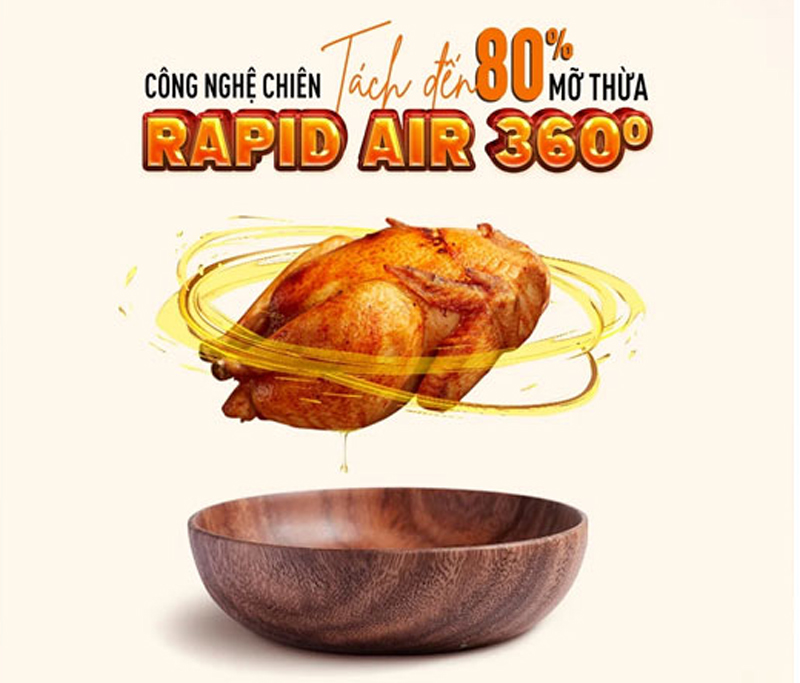Nồi chiên không dầu 12L Nagakawa NAG3304 - Hàng chính hãng
