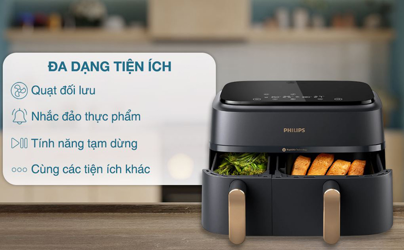 Nồi chiên không dầu Philips NA352/00 - Hàng chính hãng