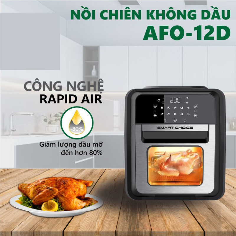 Nồi chiên không dầu Smart Choice SCG-AFO12D - Hàng chính hãng