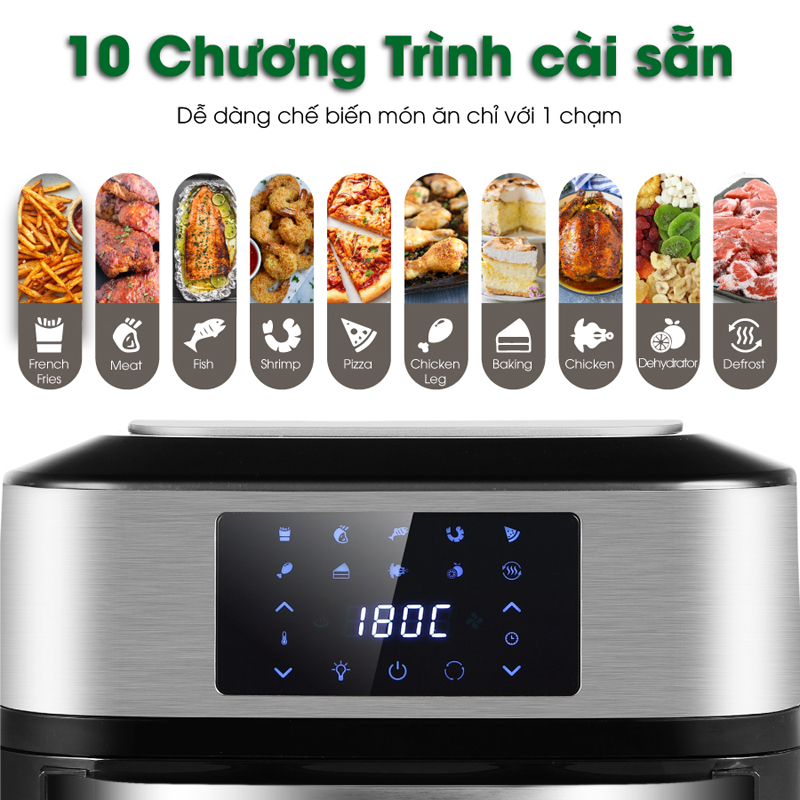 Nồi chiên không dầu Smart Choice SCG-AFO12D - Hàng chính hãng