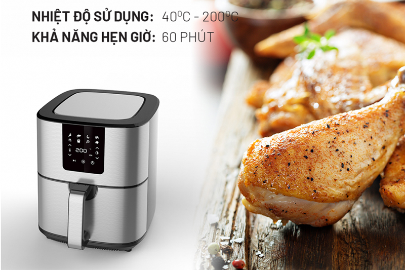 Nồi chiên không dầu Yakyo TP-570 - Hàng chính hãng