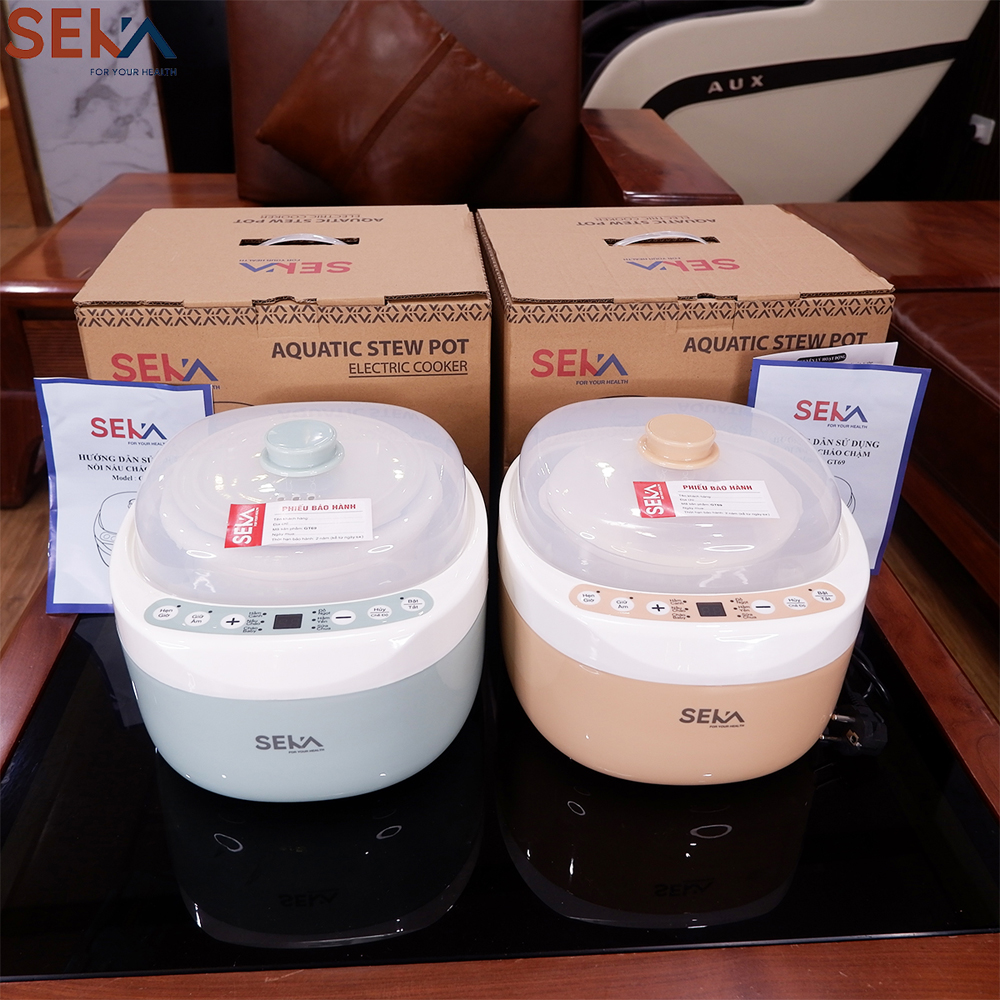 Nồi chưng yến, nấu cách thủy Seka GT69 - 2 Lít - Hàng chính hãng